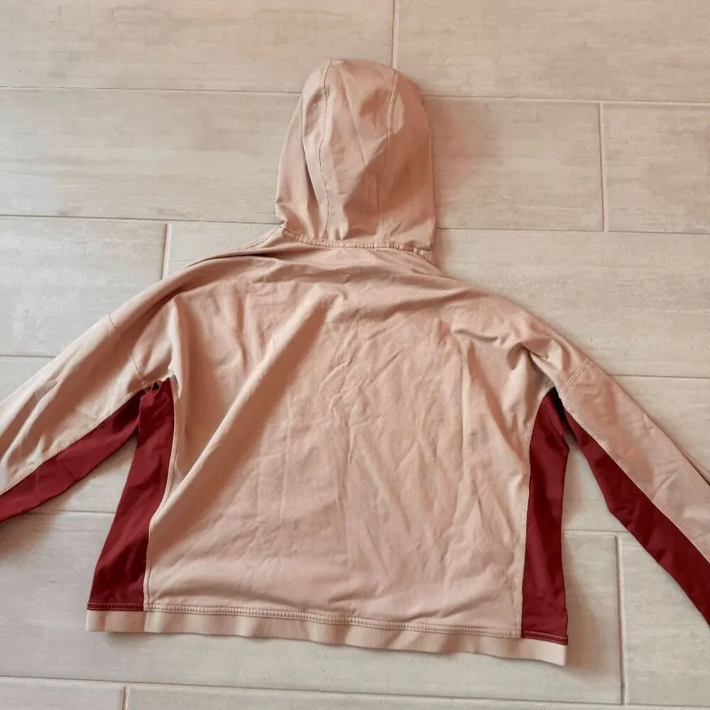 Nike Therma-FIT Sweater Oversized Hoodie Running Jogging XL Light Pink Warm-up